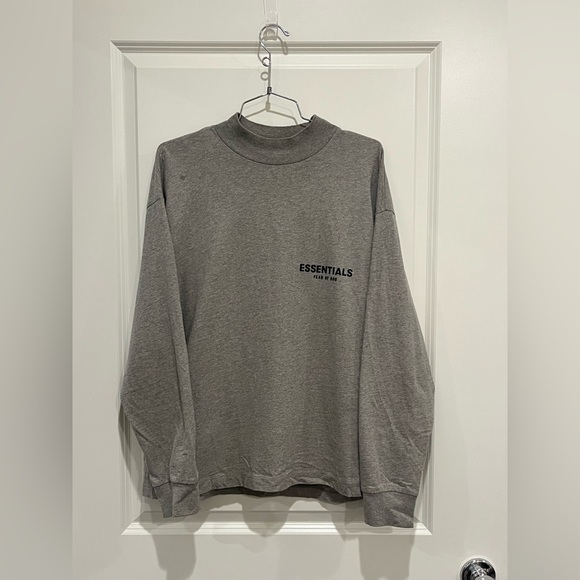 ❌SOLD❌ Essentials Fear of God FOG long sleeve mock neck T shirt - Picture 3 of 9